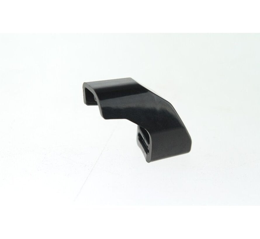Axa knopje solid zwart