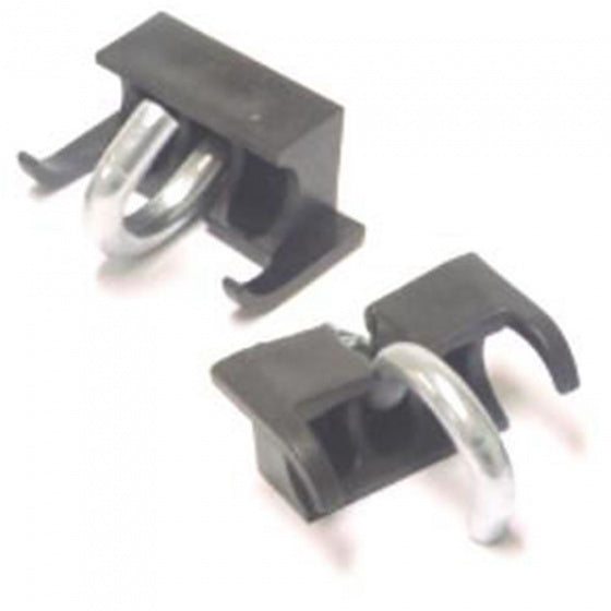 slotbevestigingsset staal 12 -14 mm zwart/zilver 8-delig