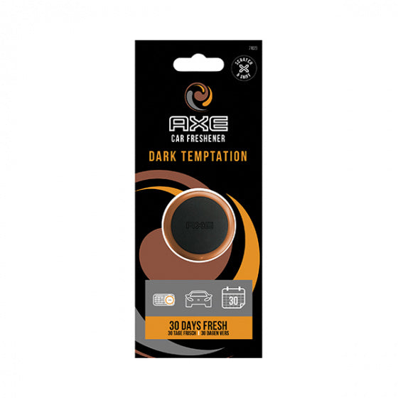 California scents axe luchtverfrisser mini vent 3 cm dark temptation zwart oranje