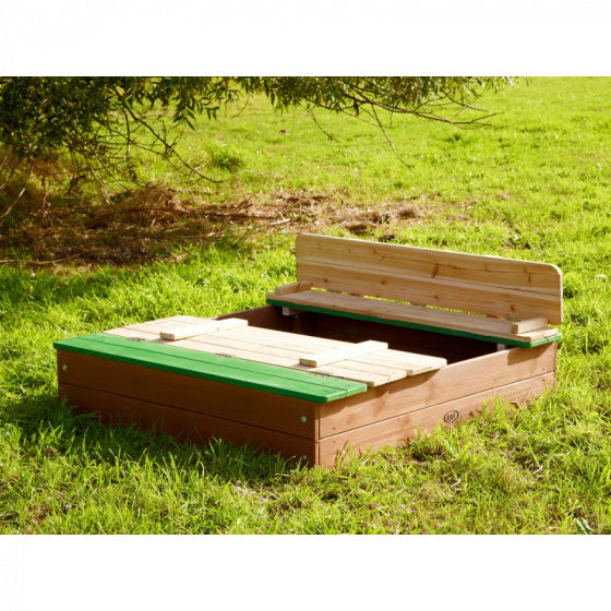 zandbak Ella XL 120 x 120 x 20 cm hout bruin