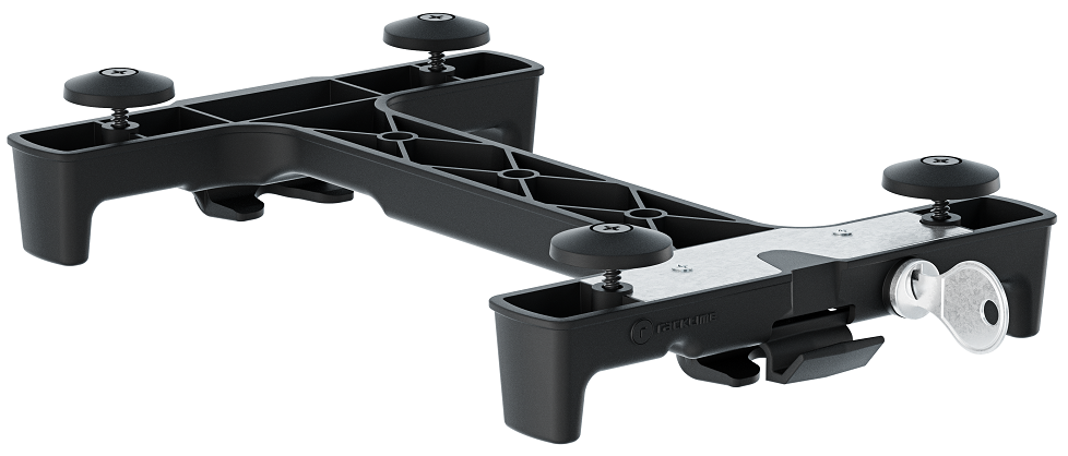 Tubus racktime adapterplaat snap-it 2.0 met slot en voeten