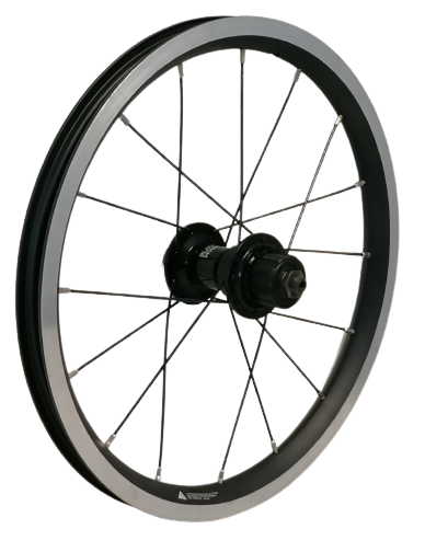 Balans bike achterwiel 16 inch (305) alu uitval tbv opschroef tandwiel