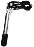 Ergotec / kettler stuurpen 25.4/180 mm alu zwart-zilver verstelbaar