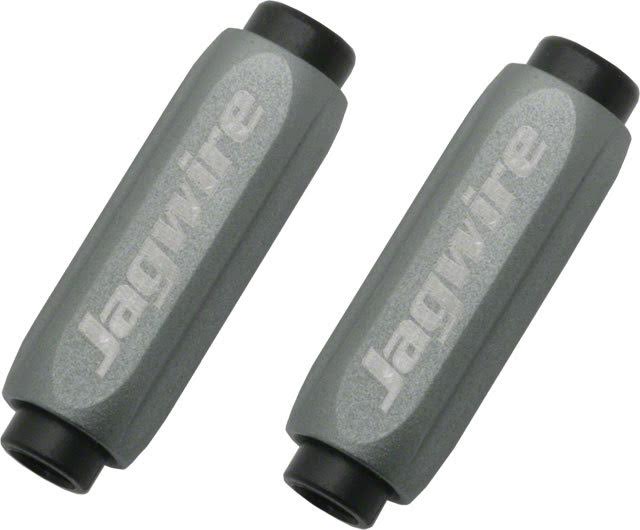 Jagwire shift versteller / nippel  4 mm zwart-zilver zakje 5 stuks