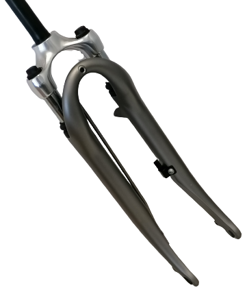Gazelle voorvork verend 1 inch 171mm r-line rollerbrake grijs