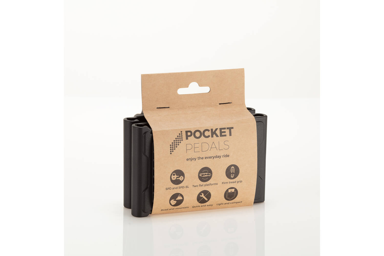 Pocket pedals flatpedal spd sdp sl adapter