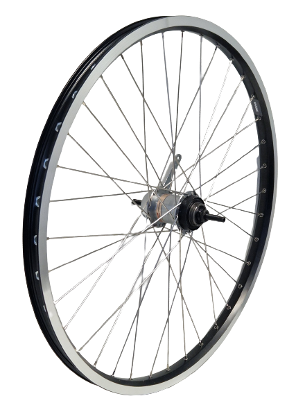 Kgs achterwiel 26x1.75 (559) alu zwart breed nexus 3 remnaaf
