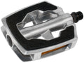 Marwi pedaalset sp-890 sandblock zwart aluminium zilver