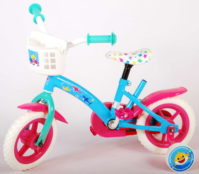 baby shark 10 inch 20 cm meisjes doortrapper blauw/roze