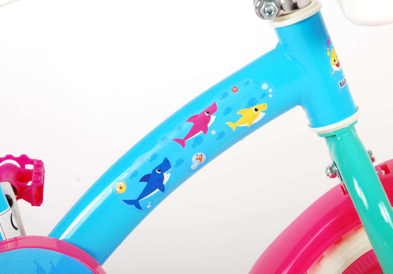 baby shark 10 inch 20 cm meisjes doortrapper blauw/roze