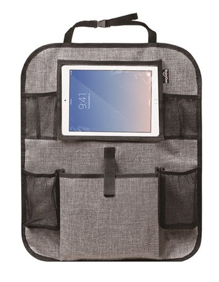 Babydan de luxe autostoel organizer voor tablet - grijs