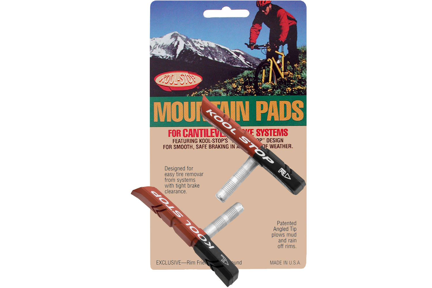 Koolstop - remblok cantilever mtb countered dual compound
