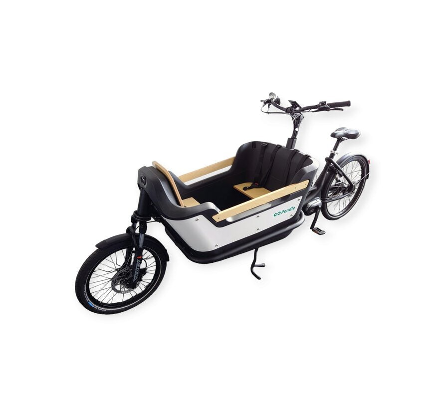 Exus Bakfiets 2 wieler Pendle zwart-wit