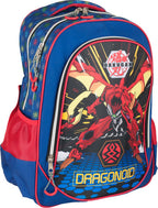 Bakugan Dragonoid rugzak 20 x 35 x 46 cm jongens blauw/rood