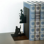 Boekensteun Romeo & Juliet 17 cm metaal zwart