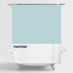 douchegordijn Pantone 180 x 200 cm polyester blauw