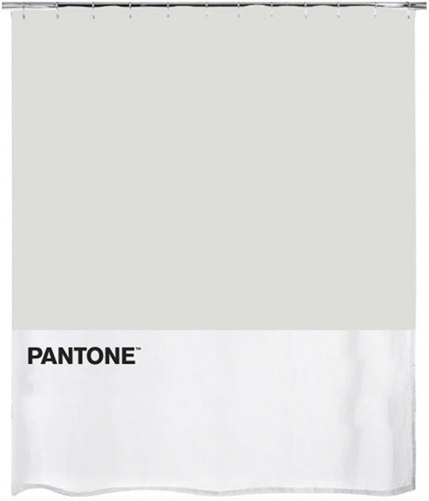 douchegordijn Pantone 200 x 180 cm polyester grijs