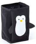 drankkoelerset pinguïn 10 x 7,5 cm nylon zwart 4 stuks