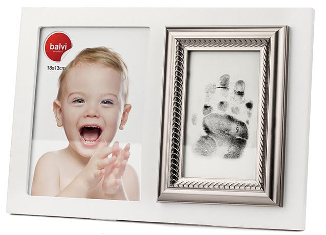 fotolijst Baby met print kit 13 x 18 cm hout wit