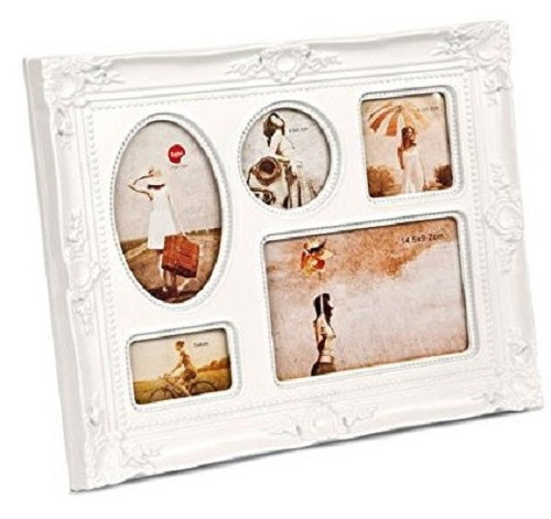 fotolijst Baroque 26,4 x 33 cm polypropyleen wit