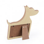 fotolijst hond 10 x 15 cm hout naturel