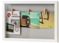 fotolijst met touw 26 x 38 cm wit
