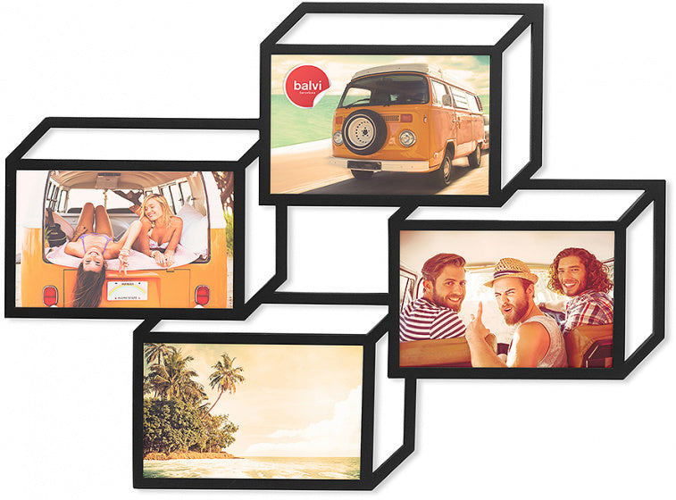 fotolijst Tratto 3D 40,6 x 52,6 hout zwart