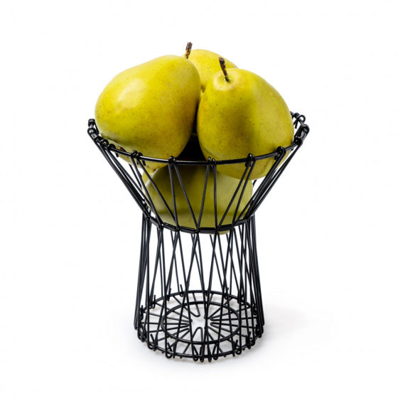 fruitschaal Multi Form 30,8 cm staal zwart