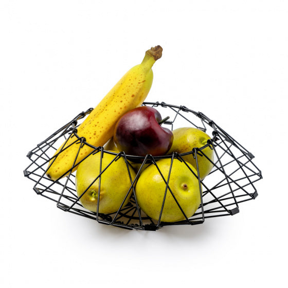 fruitschaal Multi Form 30,8 cm staal zwart