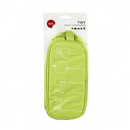 kabelorganizer 22,5 x 10,5 cm polyester groen