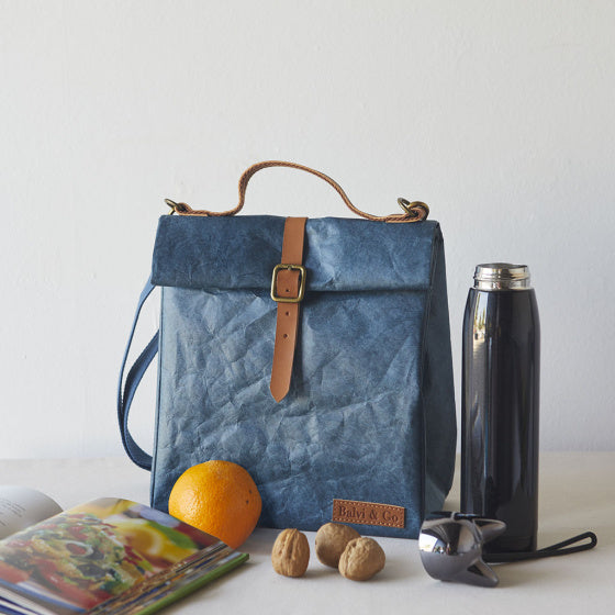 koeltas 930 ml polyetheen blauw