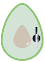 memobord Avocado 30 x 22 cm polypropyleen groen 2-delig