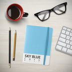 notitieboek Cmyk 15 x 10,5 cm papier blauw