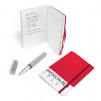 notitieboek Cmyk A6 papier rood