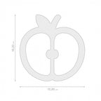onderzetter Fresh Fruit Apple magnetisch 16 cm groen