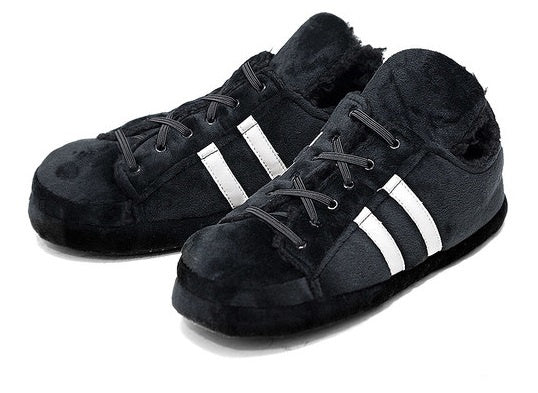 pantoffels tennis polyester zwart maat 36/37