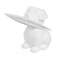 penhouder & papiergewicht Hond polyresin wit