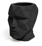 pennenbakje The Head 12 x 11,5 cm cement zwart