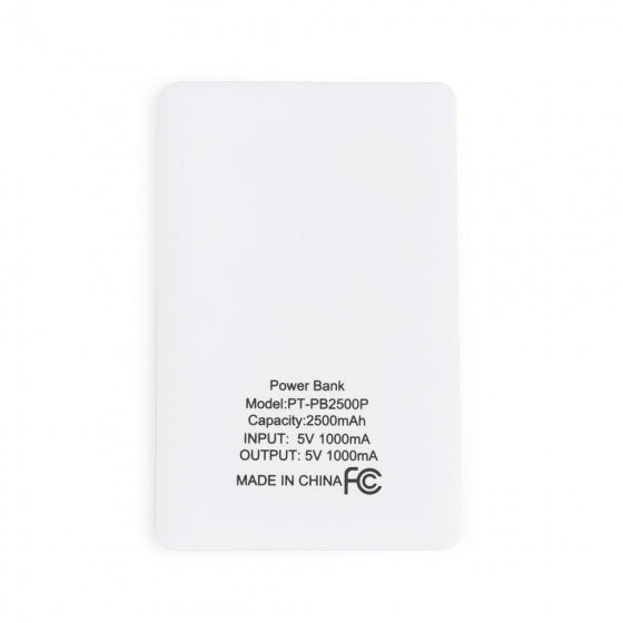 powerbank Pantone 2500 mAh 9,5 x 6,2 cm ABS roze
