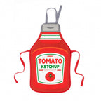 schort Tomato Ketchup 88 x 52 cm polykatoen rood