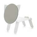 tafelspiegel Cat 19,8 x 16 x 23,8 cm staal wit
