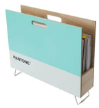 tijdschriftenrek Pantone 28 x 38 x 9 cm hout/metaal blauw