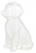 vaas hond 15 x 8 x 10,5 cm glas transparant