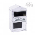Voorraadbus 16,6 x 10,5 cm blik wit