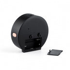 wekker Firefly 10,5 cm ABS zwart/wit