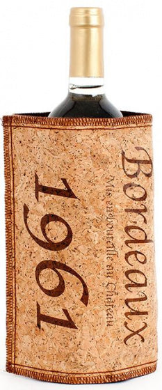 wijnkoeler Kurk 40 x 21 cm nylon bruin
