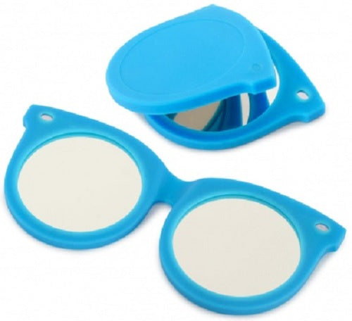 zakspiegel Pocket Shades 7,5 x 6,8 cm siliconen blauw