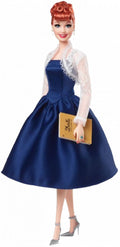 tienerpop Lucille Ball junior 38 cm wit/blauw 7-delig