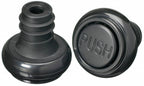 flessenstoppen Deluxe 14 cm zwart 2 stuks