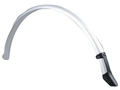 Gazelle achterspatbord hoekig 28 inch wafel zilver